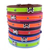 Crystal Studded Reflective Dog Leather Collar